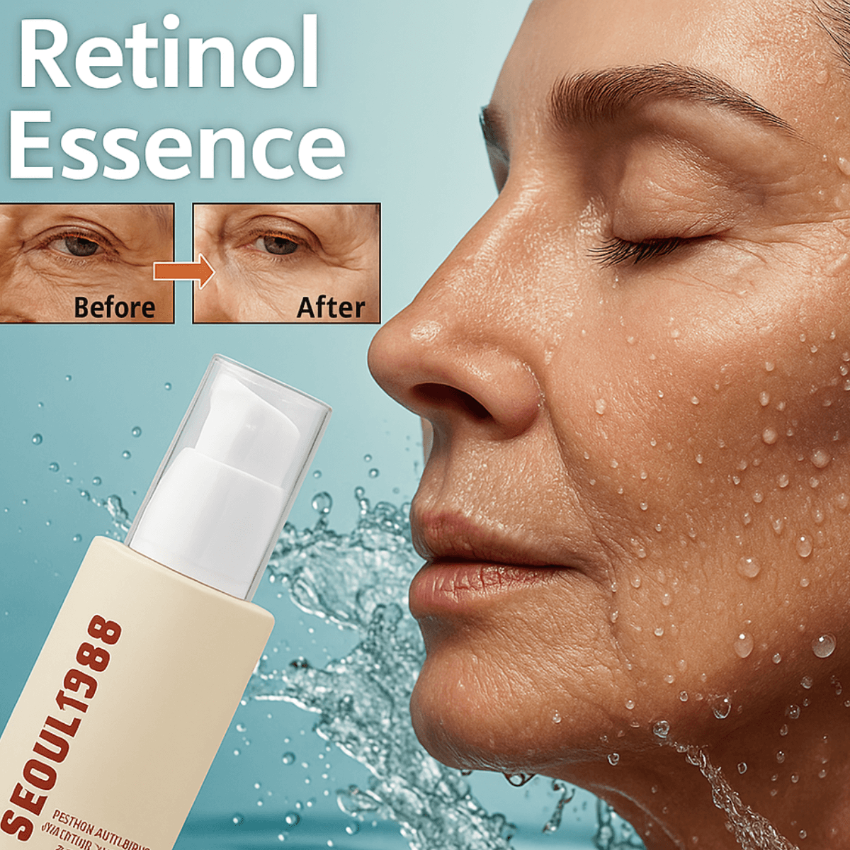 💥Buy one, get one free💥 Authentic Retinol Serum Black Ginseng + Niacinamide + Vitamin C Anti-Aging Ampoule for Firm