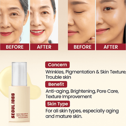 💥Buy one, get one free💥 Authentic Retinol Serum Black Ginseng + Niacinamide + Vitamin C Anti-Aging Ampoule for Firm