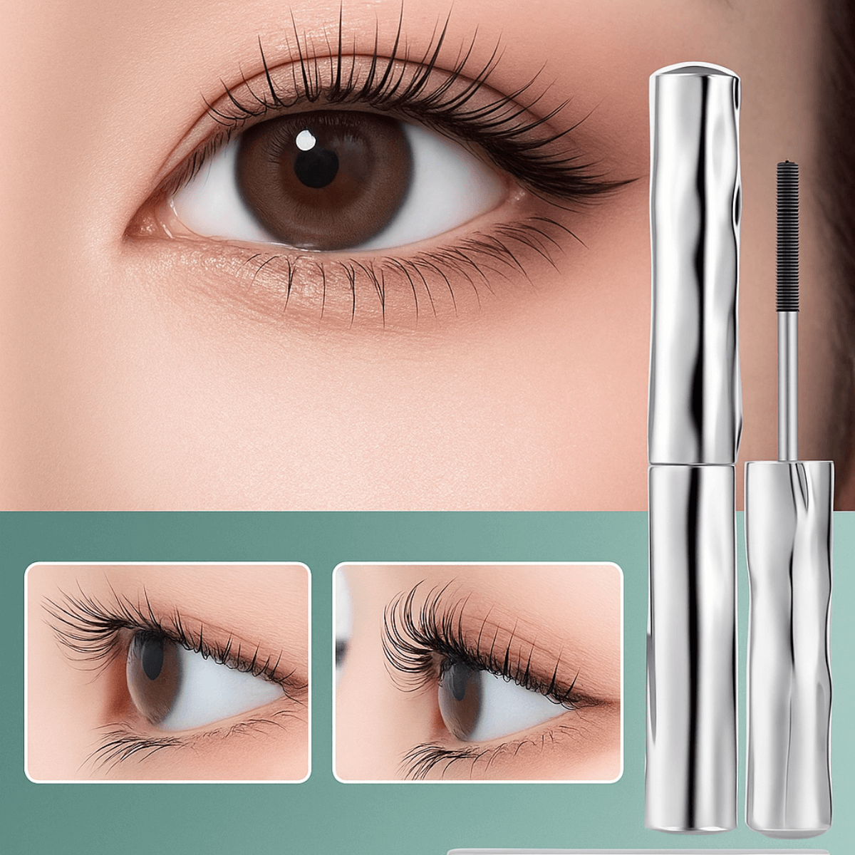 💥Buy one, Get one Free💥 BlushyCo 4D Silk Lash Mascara  Waterproof, Lengthening & Volumizing Formula for Bold, Defined Lashes