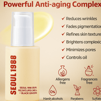 💥Buy one, get one free💥 Authentic Retinol Serum Black Ginseng + Niacinamide + Vitamin C Anti-Aging Ampoule for Firm