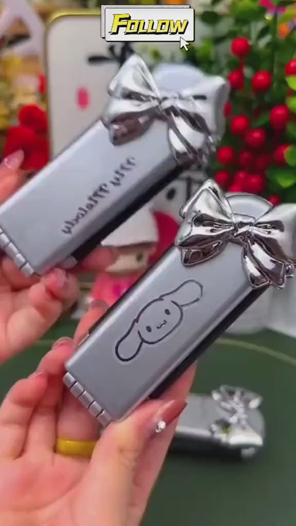 Mini Foldable Hair Comb & Mirror Your Portable Styling Tool Anytime, Anywhere video